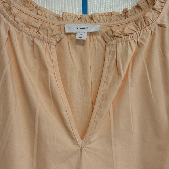 Peach Ruffled Dress - Picture 2 of 4